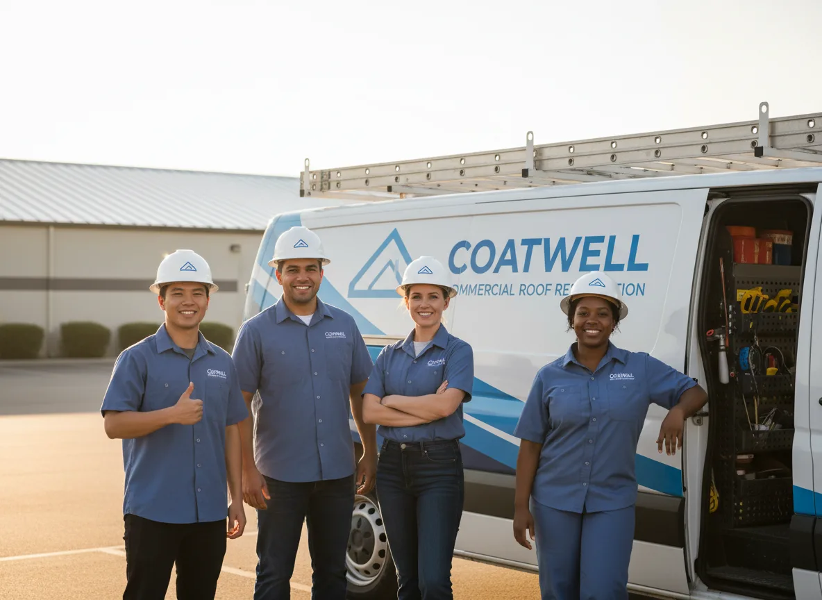 Commercial roof coating company in Amazonia, MO